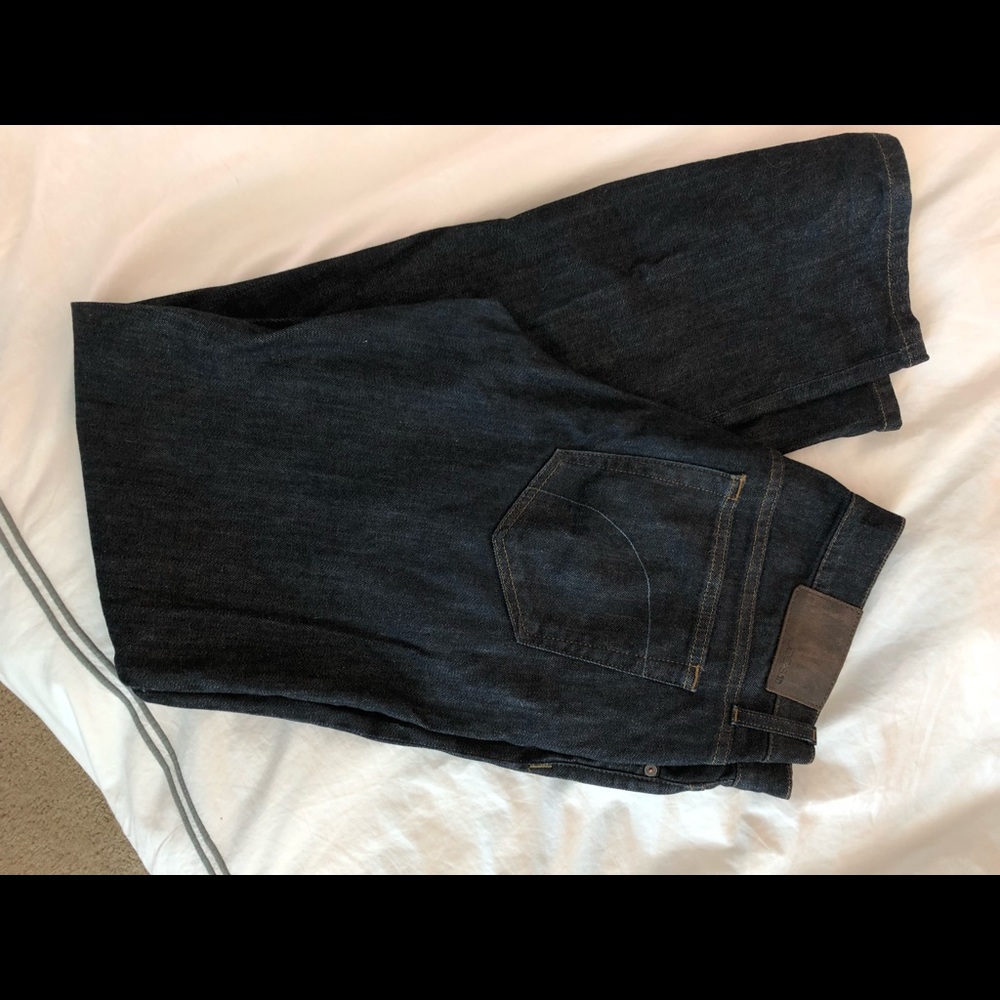 Joe’s Dark Denim Savile Row Jeans
